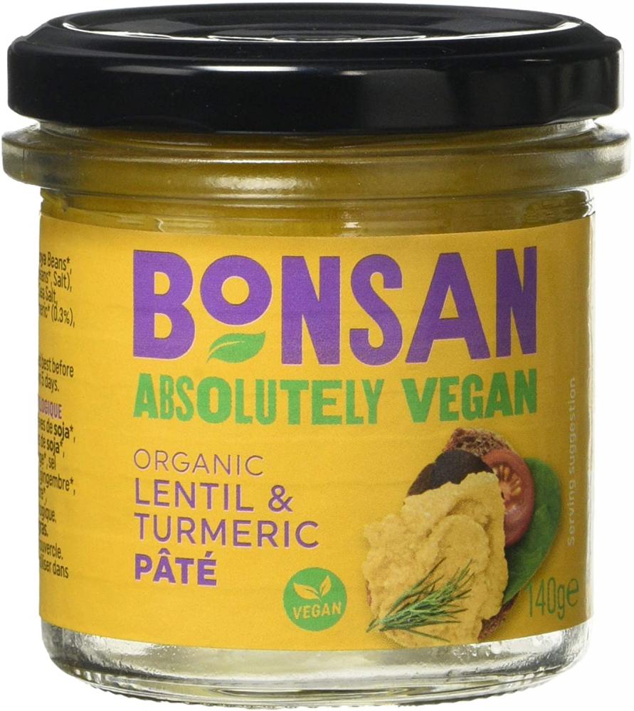 Bonsan Organic Lentil Turmeric Pate 140g