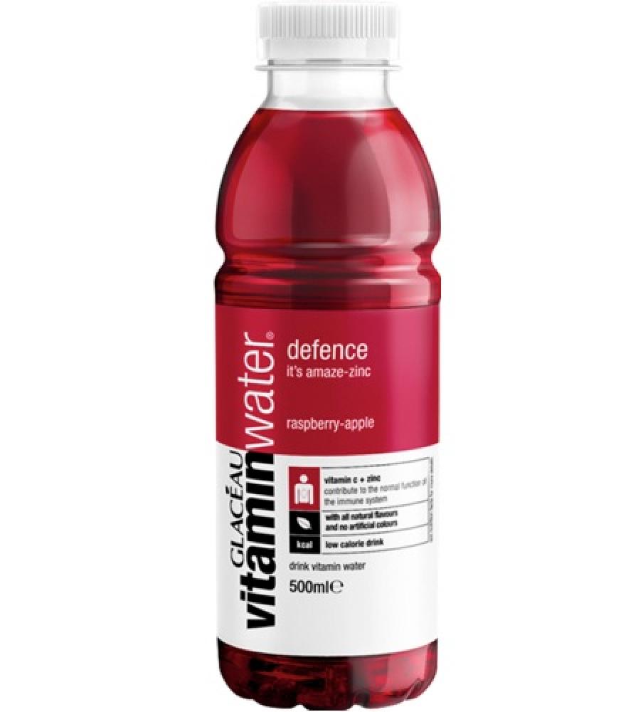 Glaceau Vitamin Water Defence Raspberry and Apple Drink 500ml