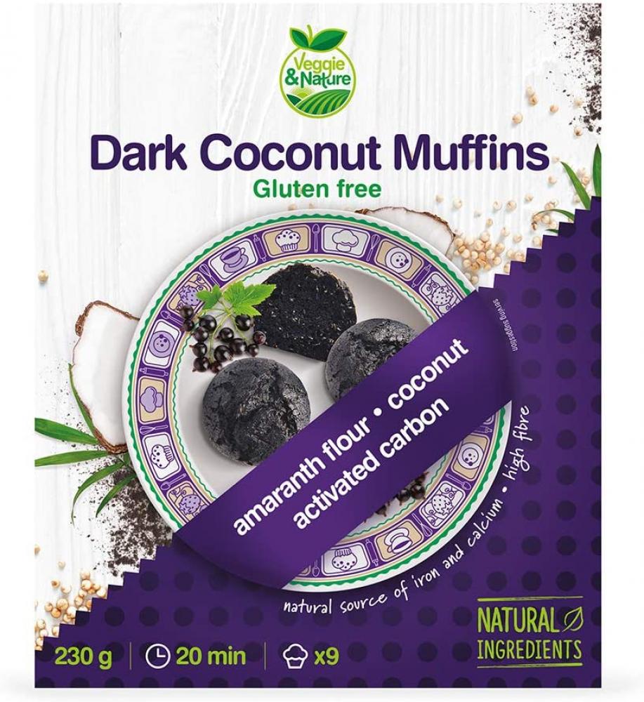 Veggie and Nature Dark Coconut Gluten-Free Muffin Mix 230g