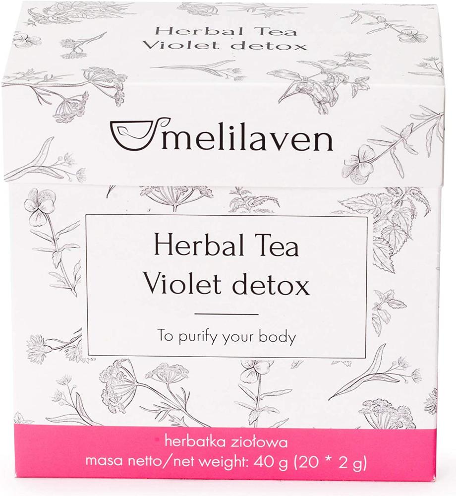 SALE  Melilaven Violet Detox Herbal Tea 40 g