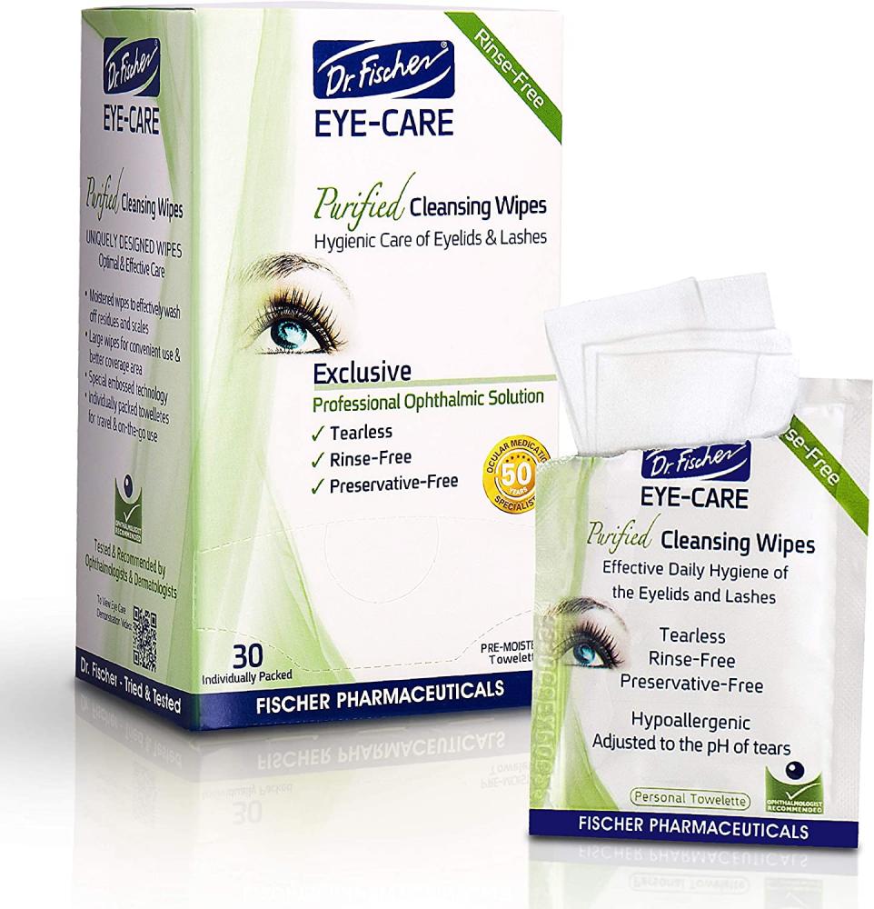 Dr Fischer Hypoallergenic Eyelid Wipes 30 wipes