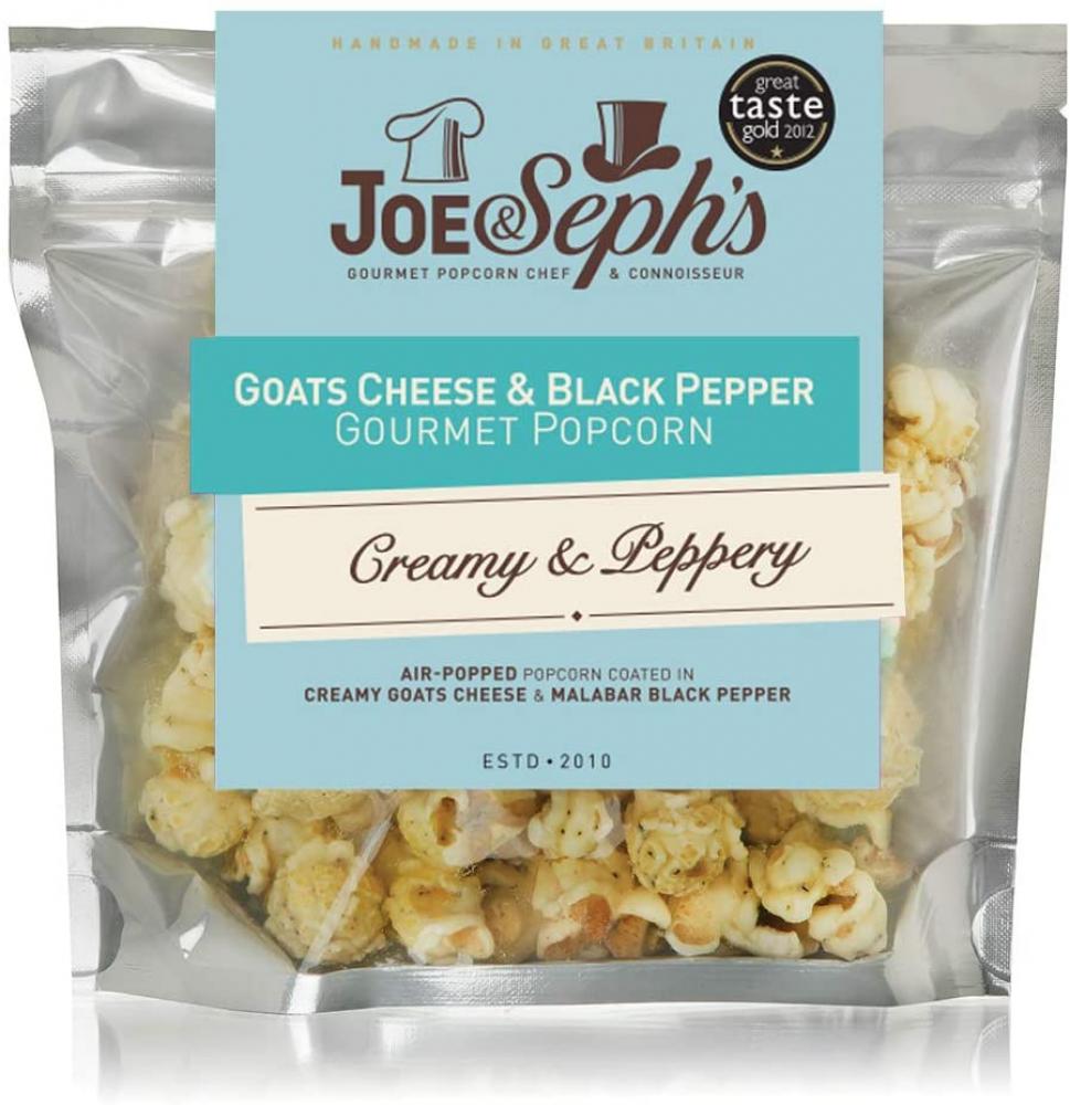 Joe and Sephs Goats Cheese and Black Pepper Popcorn Snack Pack 27g