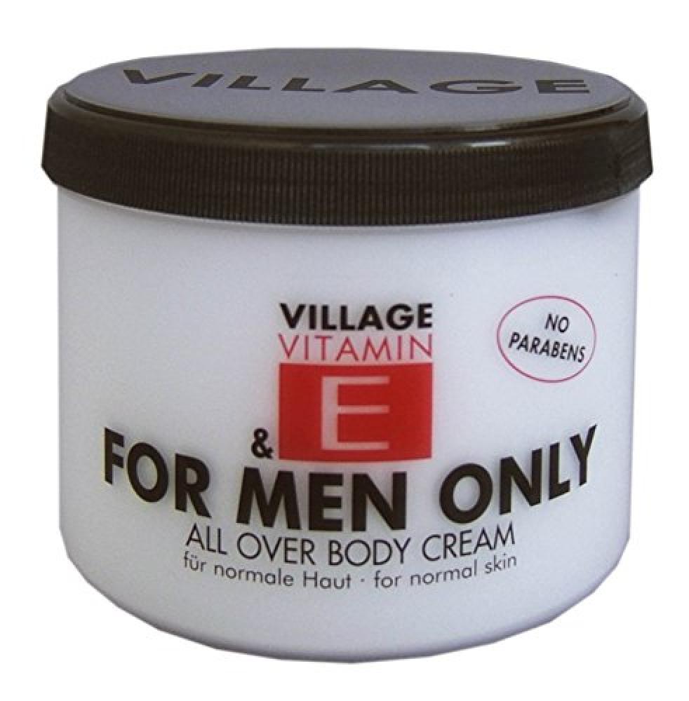 Village Cosmetics Vitamin E Body Cream for Men Only 500 ml