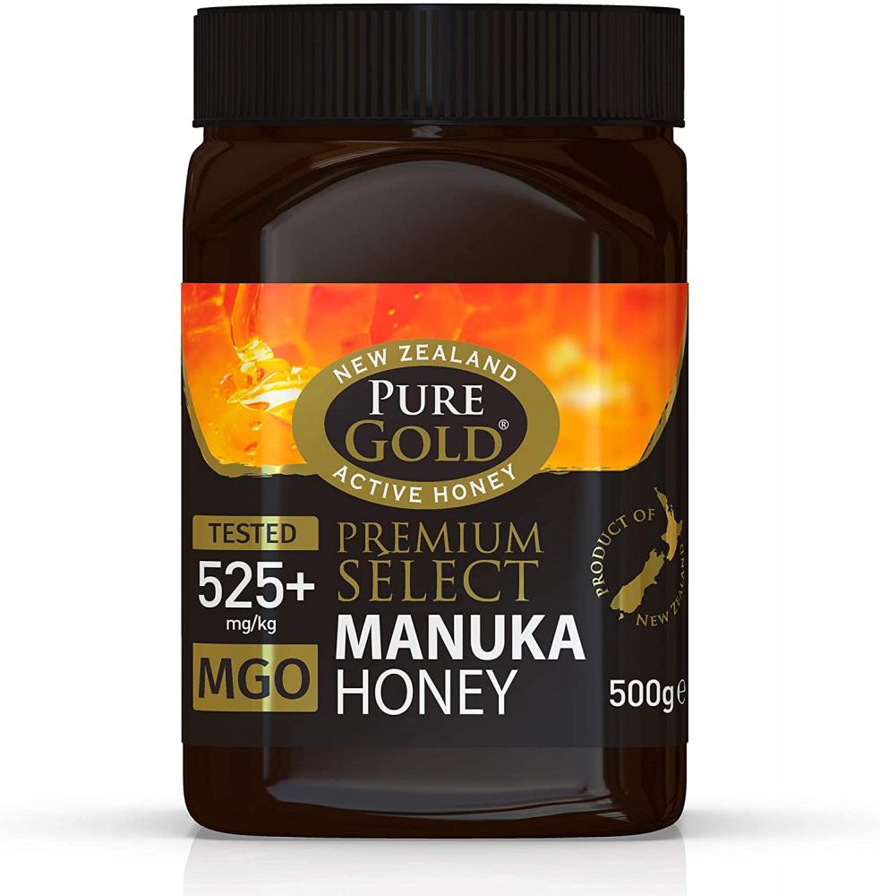 New Zealand Honey Co PURE GOLD Premium Select Manuka Honey 525 plus MGO 500 g