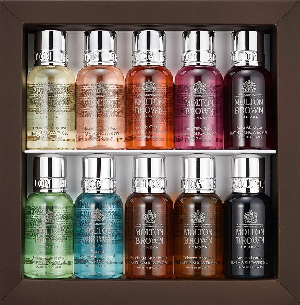 Molton Brown Refined Discoveries Bathing Collection Gift Set 10x30ml ...