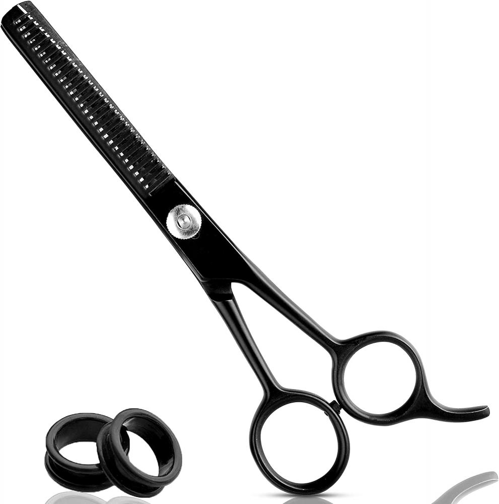 Focus World Professional Hairdressing Thinning Scissors 6.5 Inch Black