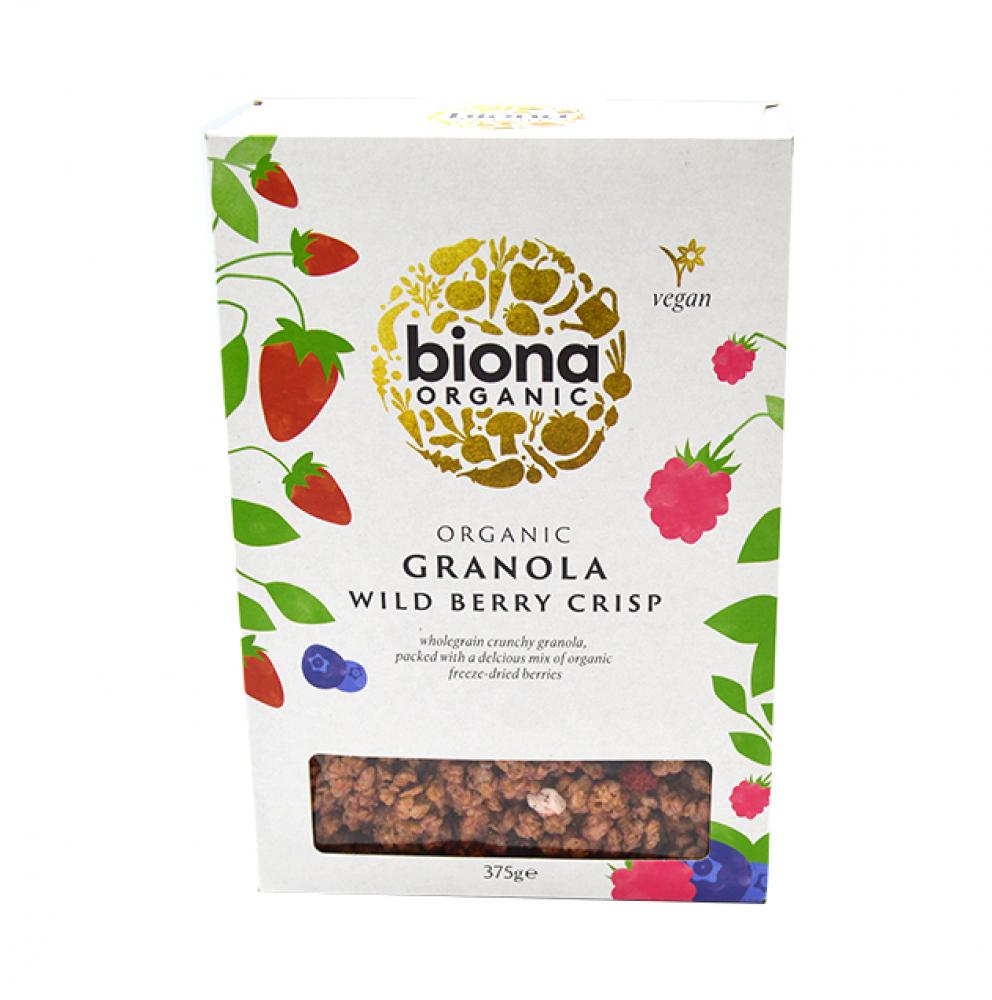 Biona Organic Granola Wild Berry Crisp 375g