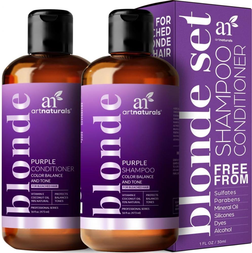 ArtNaturals Purple Shampoo and Conditioner Set 2 x 473ml